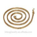 Custom 18K Gold / Rose Gold / Silver Necklace Chain / Cheap Wholesale 316 en acier inoxydable Collier en or Collier